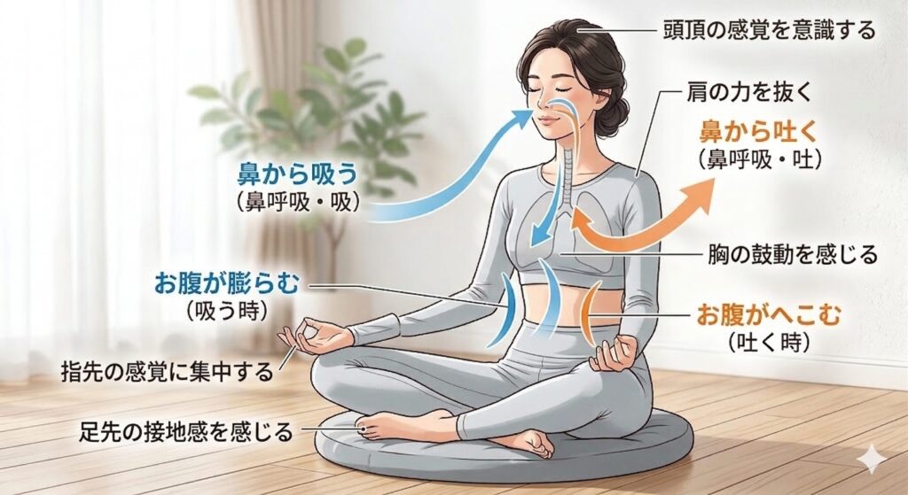 マインドフルネスの呼吸